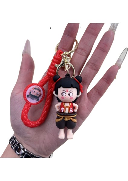 Nezha Karikatür Anahtarlık (Yurt Dışından)