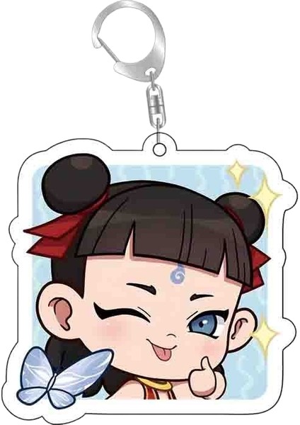 Nezha Karikatür Anahtarlık (Yurt Dışından)