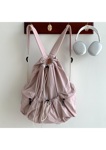 Yeni Ipli Sırt Çantası Moda Yurt Tarzı Öğrenci Okul Çantası Rahat Sırt Çantası (Yurt Dışından)