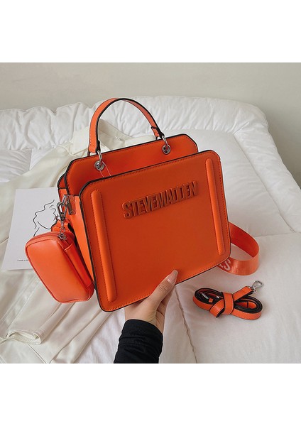 Moda Büyük Kapasiteli Çanta Gündelik Çok Yönlü Omuz Çantası (Yurt Dışından)