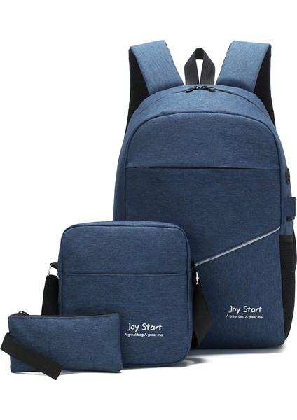 Iş Üç Parçalı Takım Elbise Erkek Sırt Çantası Moda Trendi Sırt Çantası Bilgisayar Çantası (Yurt Dışından)