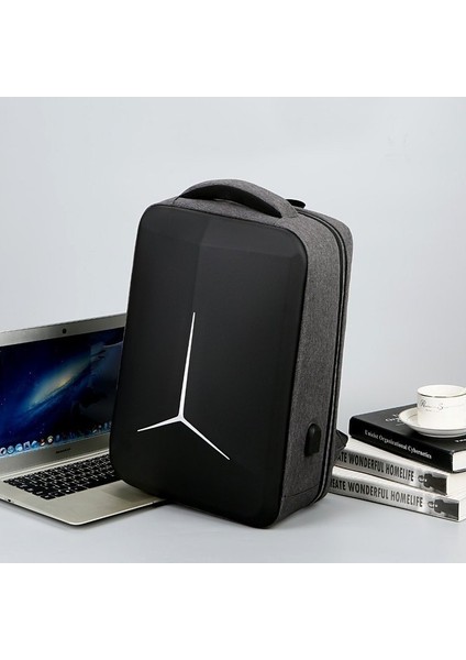 Sert Kabuk Sırt Çantası Evrensel Su Geçirmez Büyük Kapasiteli Bilgisayar Çantası Çok Fonksiyonlu Okul Çantası (Yurt Dışından)