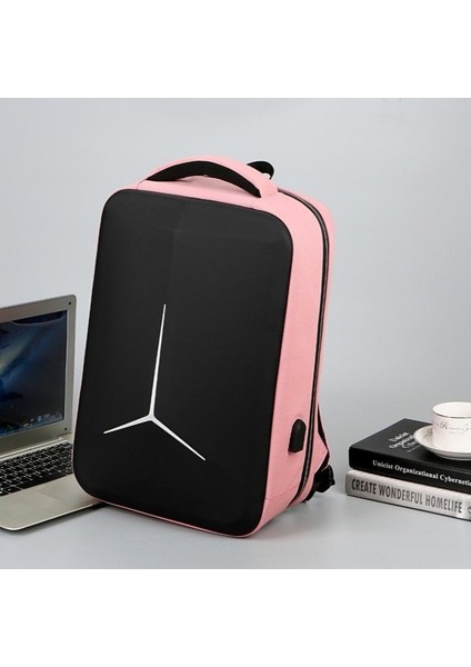 Sert Kabuk Sırt Çantası Evrensel Su Geçirmez Büyük Kapasiteli Bilgisayar Çantası Çok Fonksiyonlu Okul Çantası (Yurt Dışından)