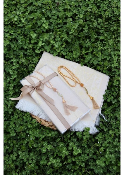 Hediyelik Pamuklu Seccade Seti S1004 Siyah modelleri