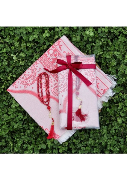 Hediyelik Pamuklu Seccade Seti S1004 Siyah fırsatları