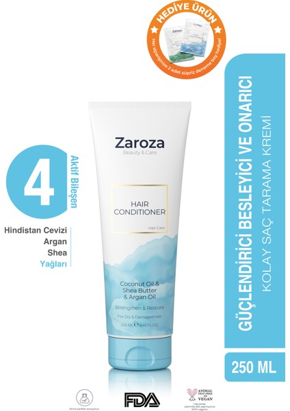 Saç Telini Güçlendiren ve Yapılandıran Saç Kremi 250 ml