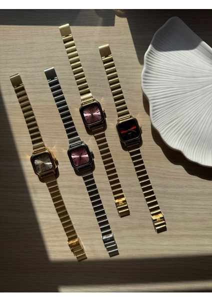 Retro Minimal Metal Kordon Vintage Kadın Kol Saati