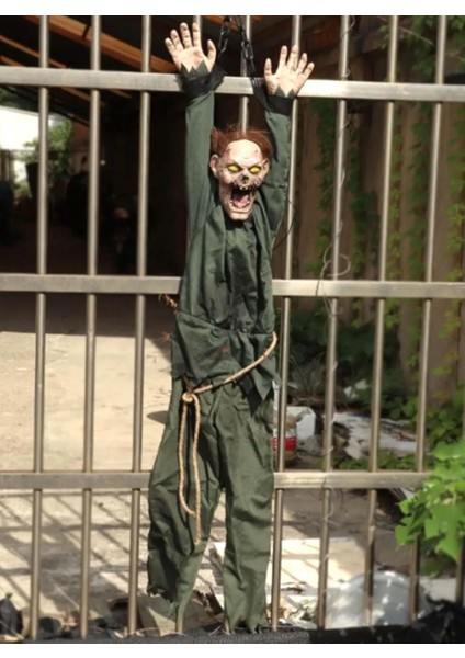 Cadılar Bayramı Zombi Figürlü Asılabilir Halloween Hareketli Parti Dekoru 120 Cm fiyatları