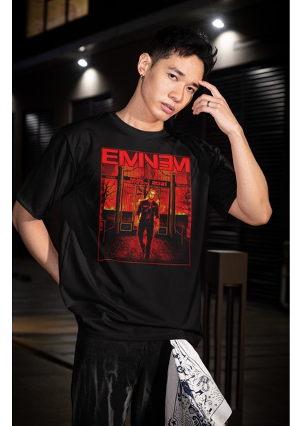 Eminem Music Motown Baskılı Tişört, Erkek-Kadın Rap Baskılı T-Shirt modelleri