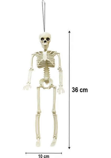 Cadılar Bayramı Iskelet Figürlü Asılabilir Halloween Parti Dekoru 36 cm fiyatları