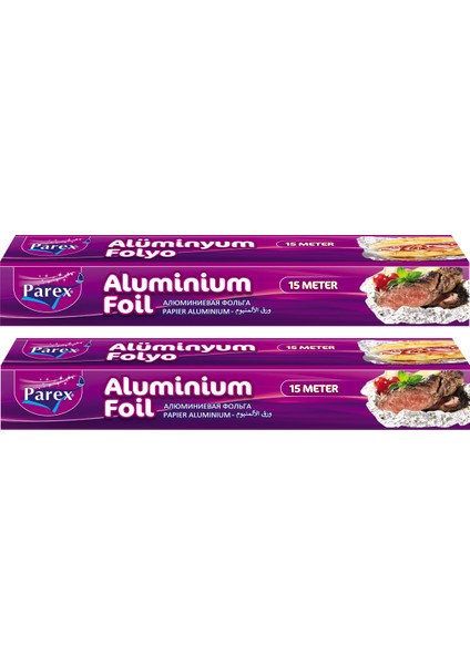 Alüminyum Folyo 15 Metre İkili Set