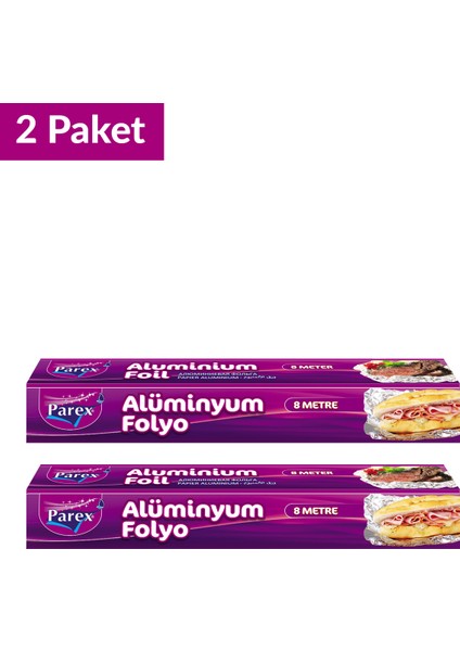 Alüminyum Folyo 8 Metre İkili Set fiyatları