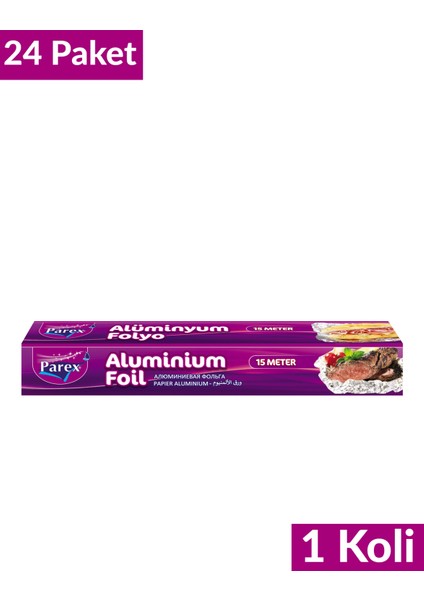 Alüminyum Folyo 15 Metre 24 Paket 1 Koli fiyatları