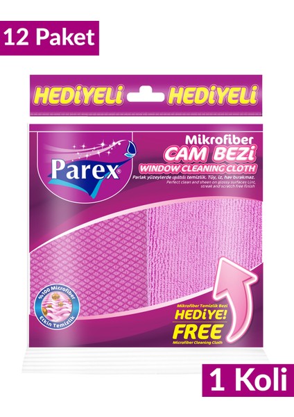 Mikrofiber Cam Bezi 12 Paket 1 Koli fiyatları