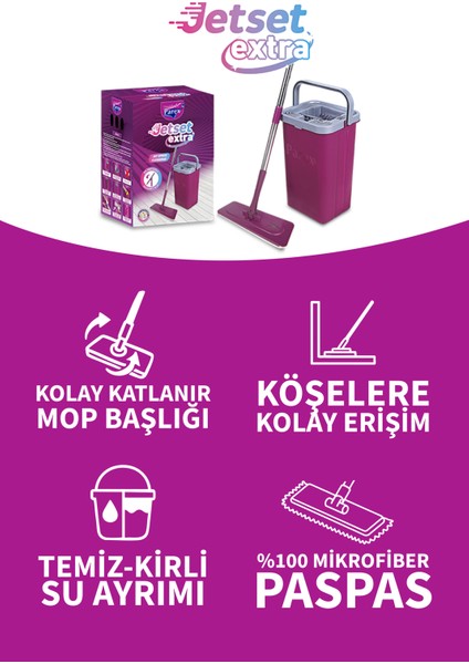 Jetset Extra Otomatik Temizlik Seti modelleri
