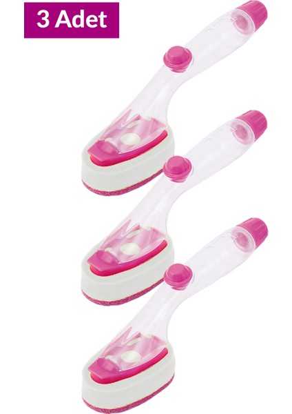 Deterjan Hazneli Bulaşık Süngeri Üçlü Set fiyatları