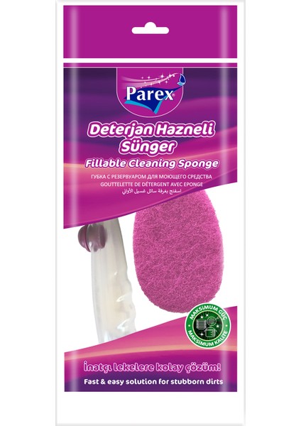 Deterjan Hazneli Bulaşık Süngeri Üçlü Set modelleri