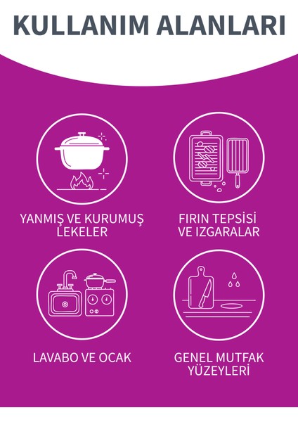 Deterjan Hazneli Bulaşık Süngeri Üçlü Set