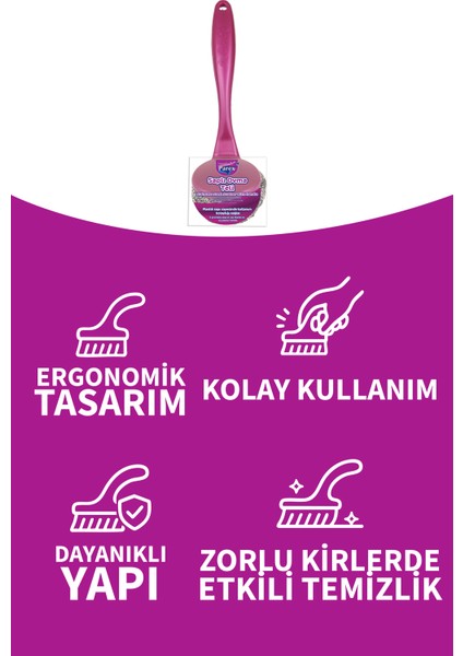 Saplı Ovma Teli Üçlü Set fırsatları