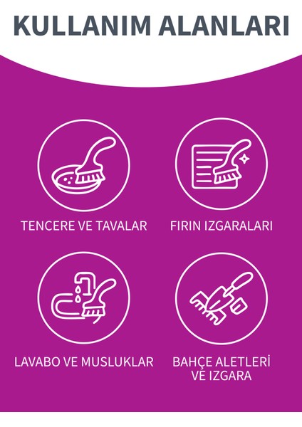 Saplı Ovma Teli Üçlü Set indirimleri