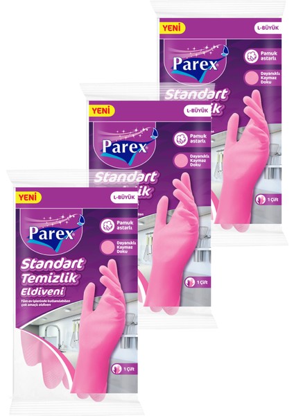 Standart Eldiven Büyük Boy Üçlü Set fiyatları