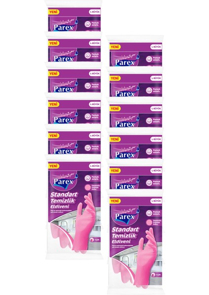 Standart Eldiven Büyük Boy 12 Paket 1 Koli