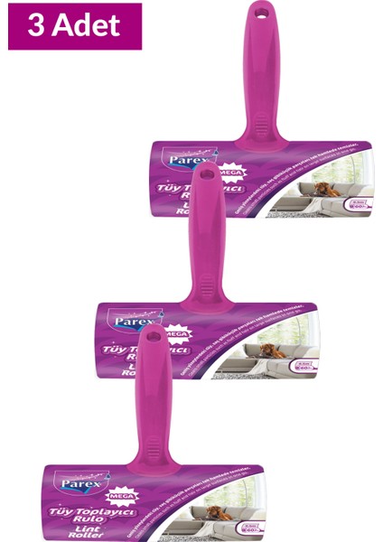 Mega Tüy Toplayıcı Rulo 60'lı Üçlü Set fiyatları