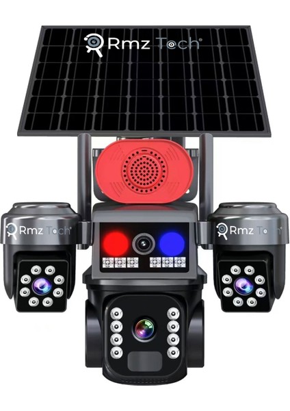 Avenir AV-S463 3 Kameralı Sim Kartlı 4g Güneş Enerjili Solar Kamera