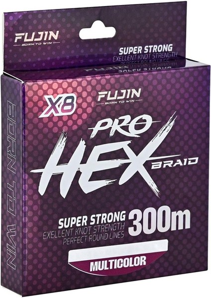Pro Hex 8x 300MT Multicolor Ip Misina Multicolor-0,14 mm modelleri
