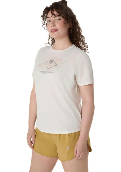 Fujitrail Logo Ss Top Kadın Bej Kısa Kollu Tshirt 2012D314-100 fiyatları