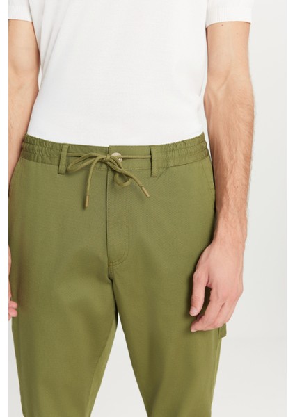 Oversize Bol Kesim Beli Bağlamalı Pamuklu Esnek Armürlü Yan Cepli Pantolon fırsatları