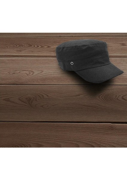 Castro Ayarlanabilir Avcı Kep Şapka Pamuklu Keten Kumaş Unisex Siyah fırsatları