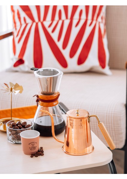 Bakır Demlik Modern Kahve Demliği Model Bakır Renk indirimleri