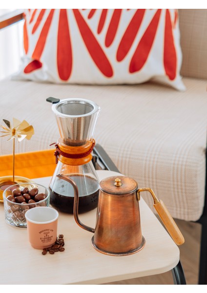 Bakır Demlik Modern Kahve Demliği Model Oksitli Renk modelleri