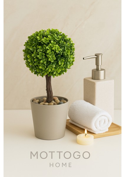 Dekoratif Şimşir Yapay Bitki | Tek Adet fiyatları