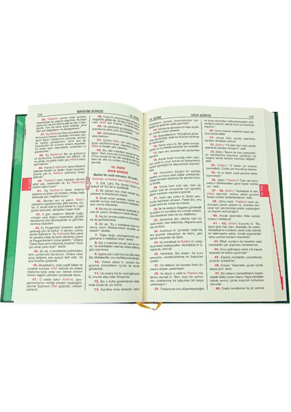 Kuranı Kerim Yüce Meali Metinsiz Türkçe Açıklamalı Orta Boy Sert Kapaklı Cilt Yeşil modelleri