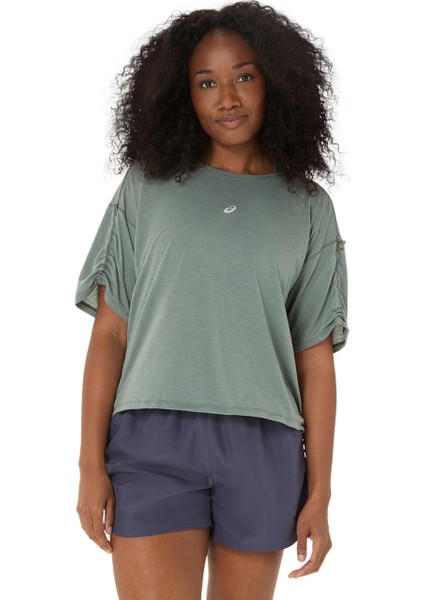 Nagino Run Adjustable Ss Top Kadın Mavi Kısa Kollu Tshirt 2012D140-400