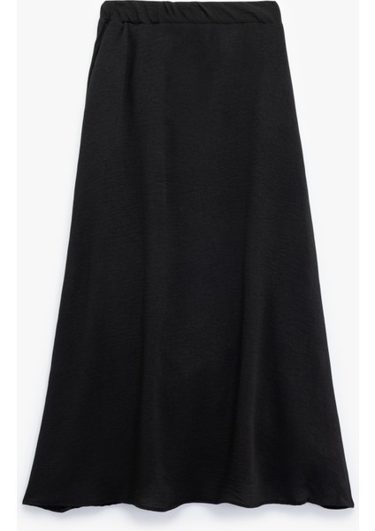 Aerobin Kumaş Midi Boy Çan Kesim Kloş Etek fiyatları