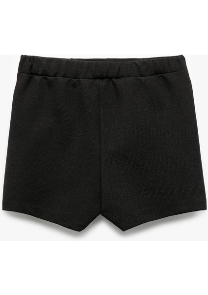 Viskon Karışımlı Kemerli Yırtmaç Detaylı Şort Etek fiyatları