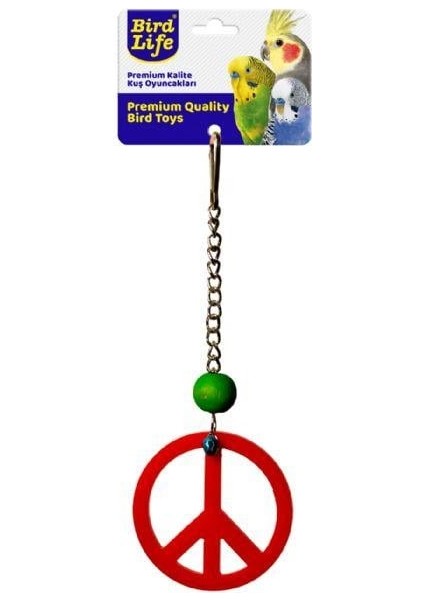 Kuş Oyuncağı Akrilik Geometrik Şekilli Sarkaç -01