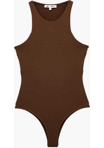 Kolsuz Bisiklet Yaka Çıtçıtlı Slim Fit Body