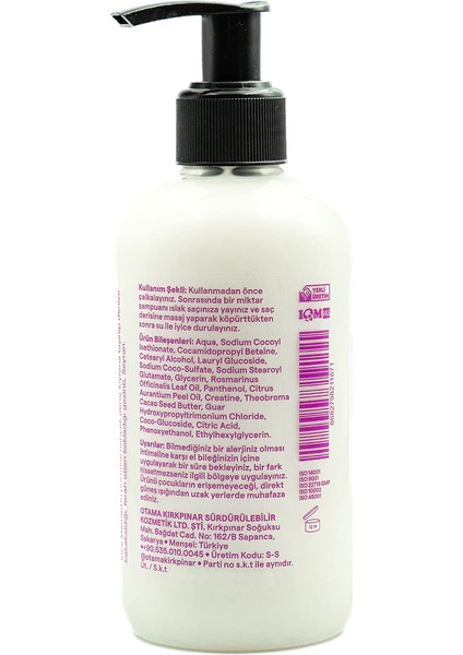 Seyran Yumuşak Hissiyatlı Bitkisel Şampuan - 250 ml fiyatları