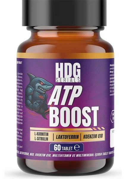 Atp Boost Multivitamin ve Multimineral İçeren Tablet Takviye Edici Gıda 60 tablet