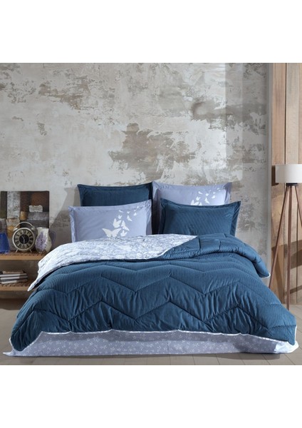Comfort Yorgan Seti -Çift Kişilik - Hira Mavi
