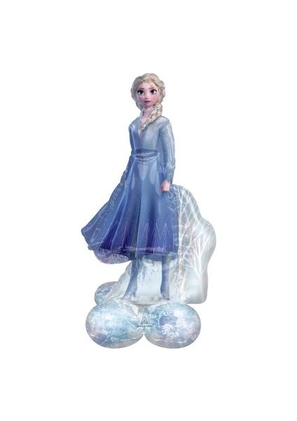 Ayaklı Frozen2 Elsa Folyo Balon 137CM