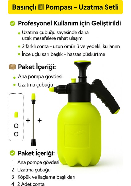 Junior Basınçlı Bahçe Sprey Pompası 2 lt fiyatları