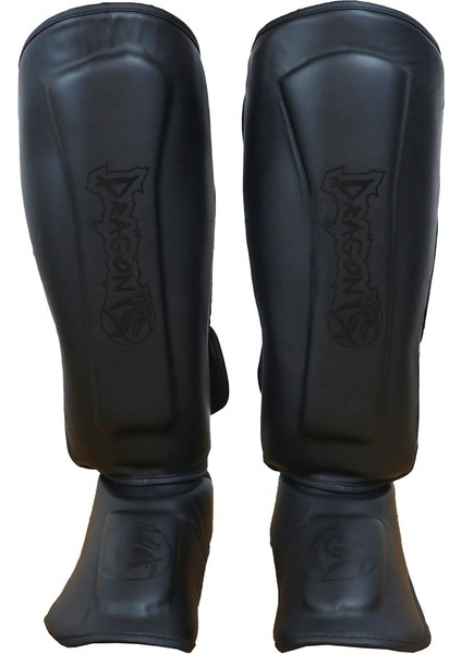 40715-P Kaval Ayak Koruyucu Siyah Profesyonel Kick Boks Kaval Koruyucu