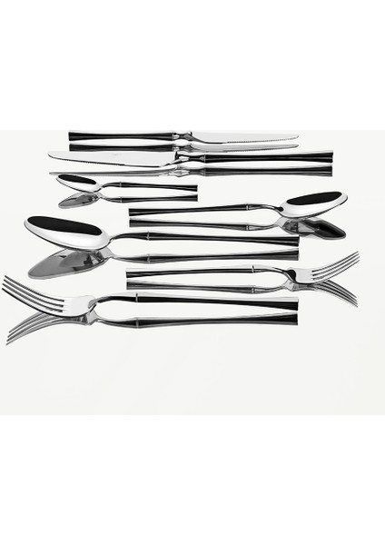 Marbella Sade 12 Kişilik 84 Parça Deri Kutulu Çatal Kaşık Bıçak Takımı fırsatları