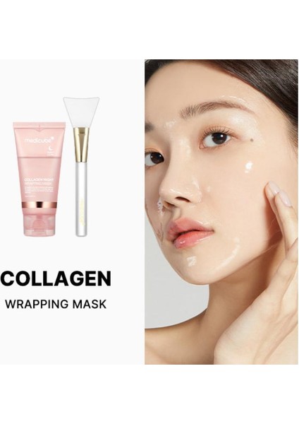 Kolajen Gece Maskesi Tüm Cilt Tipleri İçin Besleyici Etki 75 ml Pembe fırsatları