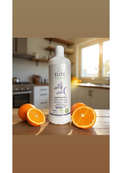 Organik Sertifikalı Çok Amaçlı Konsantre Genel Temizleyici 750 ml, portakal yağlı modelleri